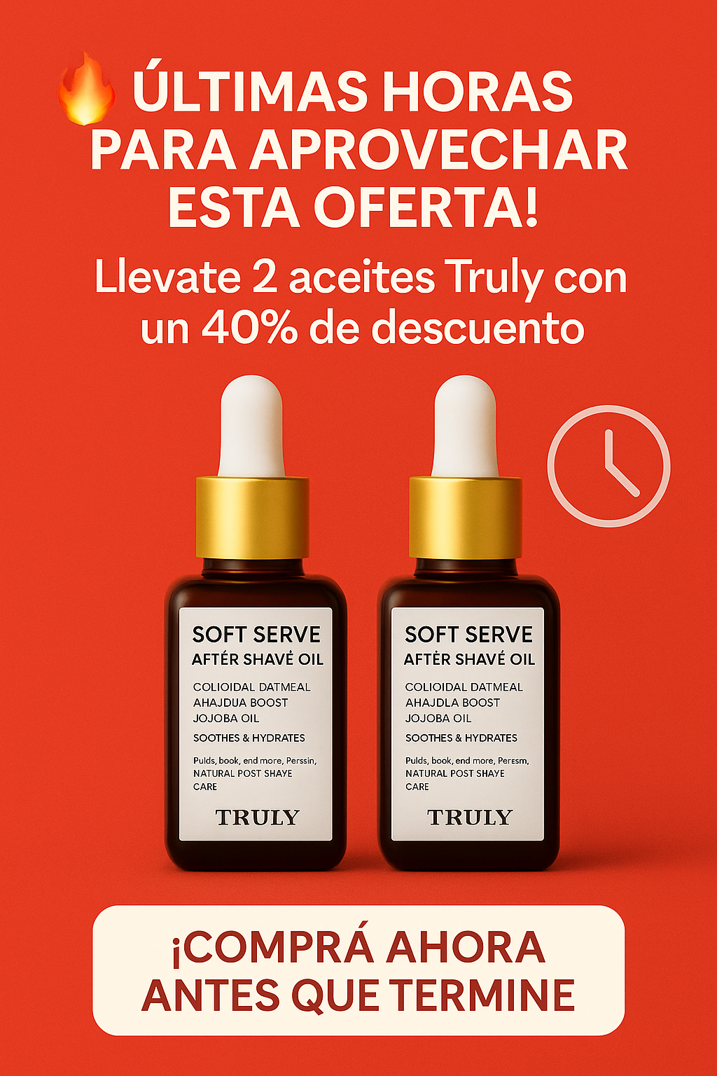 ACEITE TRULY PIEL SUAVE POST AFEITADO
