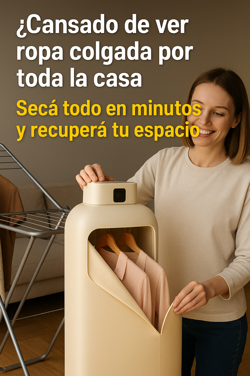 SECADOR DE ROPA PORTATIL